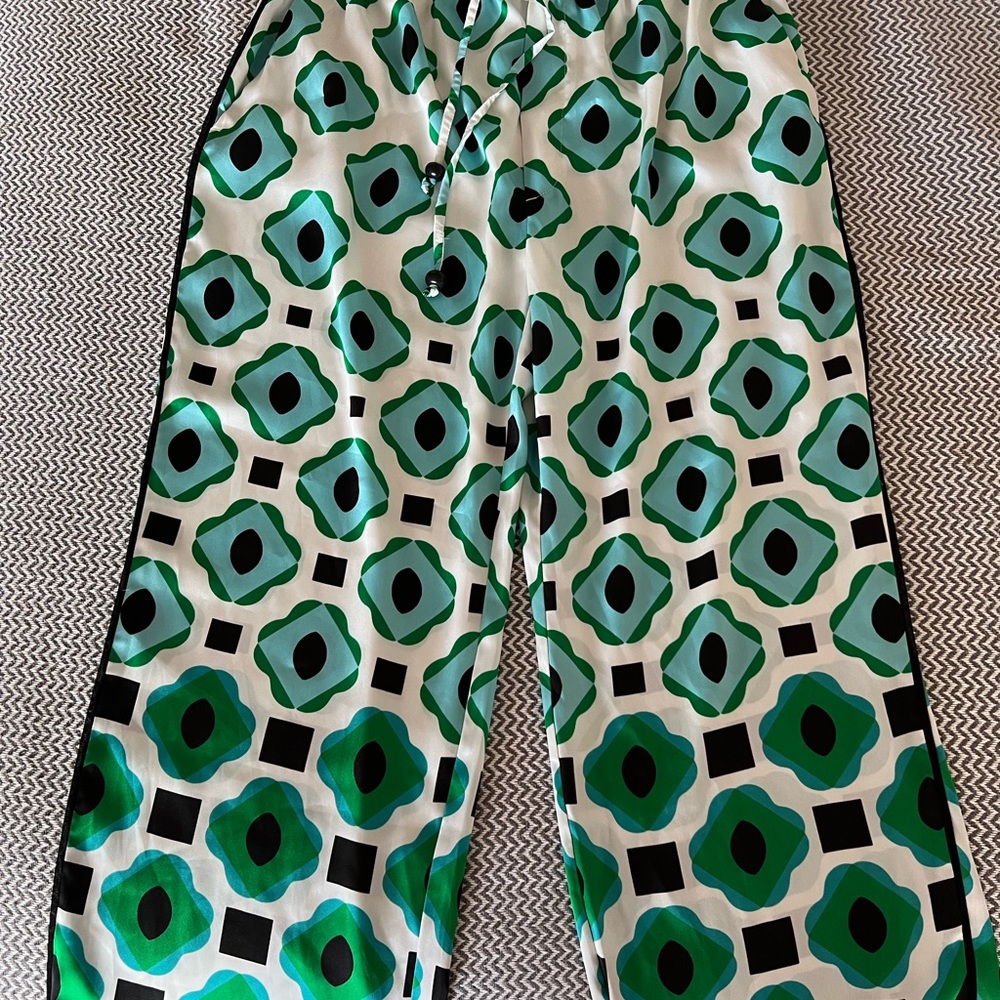 Zara Geometric Print Pants